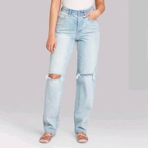Wild Fable High Rise Light Wash Jeans
